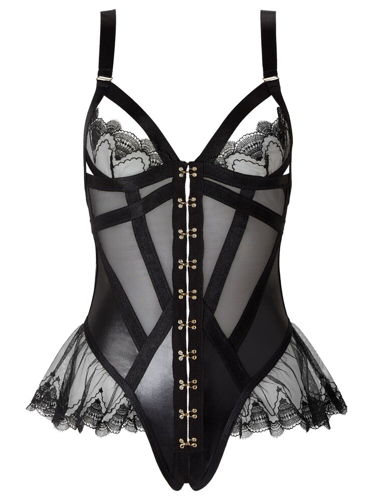 Ann Summers Black The Extrovert Mesh Teddy - Image 5 of 5
