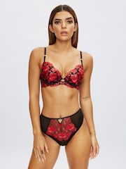 Ann Summers Black High Waist The Hero Thong - Image 3 of 7