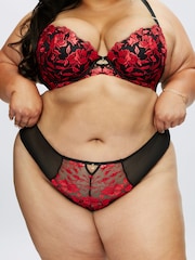 Ann Summers Black High Waist The Hero Thong - Image 4 of 7