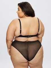 Ann Summers Black High Waist The Hero Thong - Image 5 of 7
