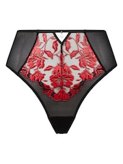 Ann Summers Black High Waist The Hero Thong - Image 7 of 7