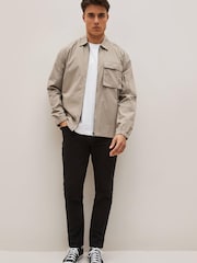 Grey Zip Through Shacket - Image 2 of 11