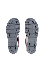 أحمر - Start-Rite Big Little Puddle Tie Up Cosy Lined Wellies - صورة 5 من 5