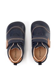 Start Rite Navy Blue Footprint Rip Tape First Walker Shoes - Image 5 of 6