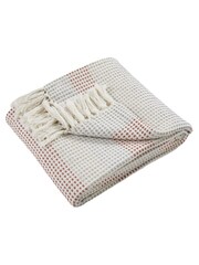 Appletree Red Reva 100% Cotton Bedspread - Image 1 of 3