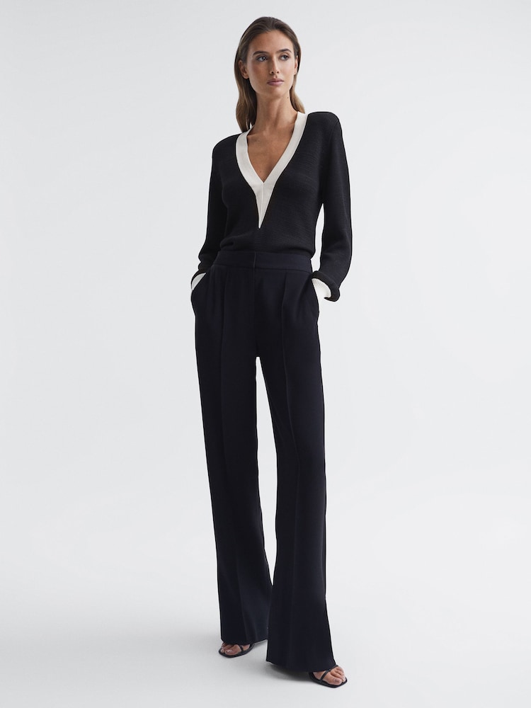 Reiss Talitha Pull en maille à bordure contrastante - Image 3 of 5