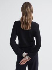 Reiss Talitha Pull en maille à bordure contrastante - Image 5 of 5