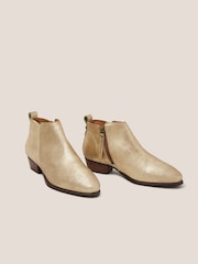 White Stuff Gold Willow Leather Ankle Boots - Image 2 of 4