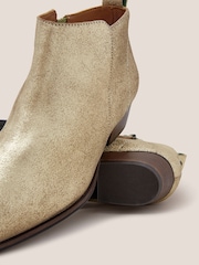 White Stuff Gold Willow Leather Ankle Boots - Image 4 of 4