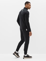 Emporio Armani EA7 Navy Zip 100% Cotton Tracksuit - Image 2 of 8