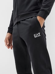 Emporio Armani EA7 Navy Zip 100% Cotton Tracksuit - Image 5 of 8