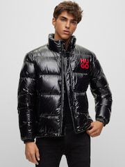 HUGO Black Biron Down Puffer Jacket - Image 2 of 6