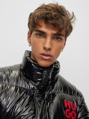 HUGO Black Biron Down Puffer Jacket - Image 4 of 6