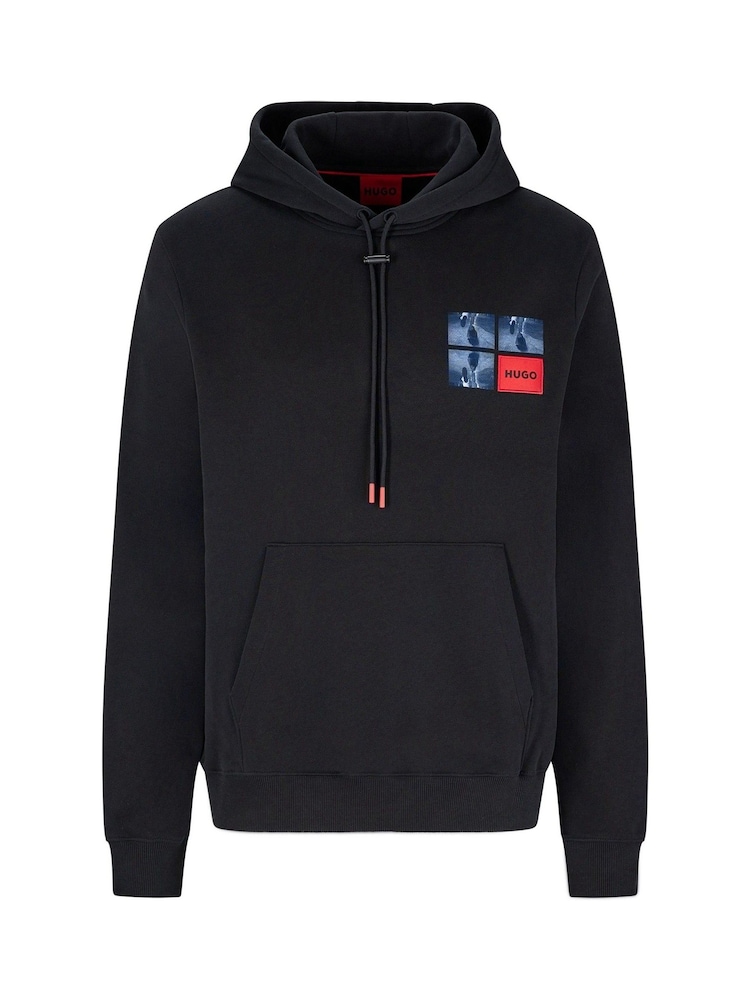 HUGO Dheel Black Hoodie - Image 5 of 5