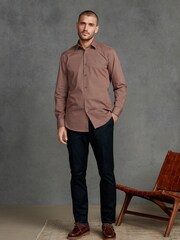 Orange Rust Signature Print Shirt - Image 2 of 8