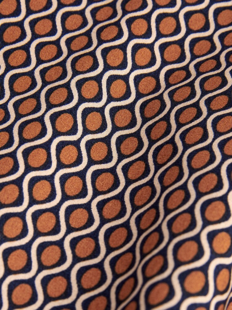 Orange Rust Signature Print Shirt - Image 8 of 8