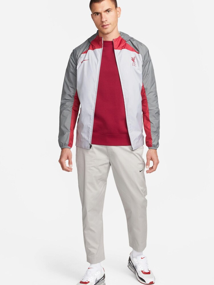 Nike Grey Liverpool FC Full Zip Football Jacket - Image 3 of 7
