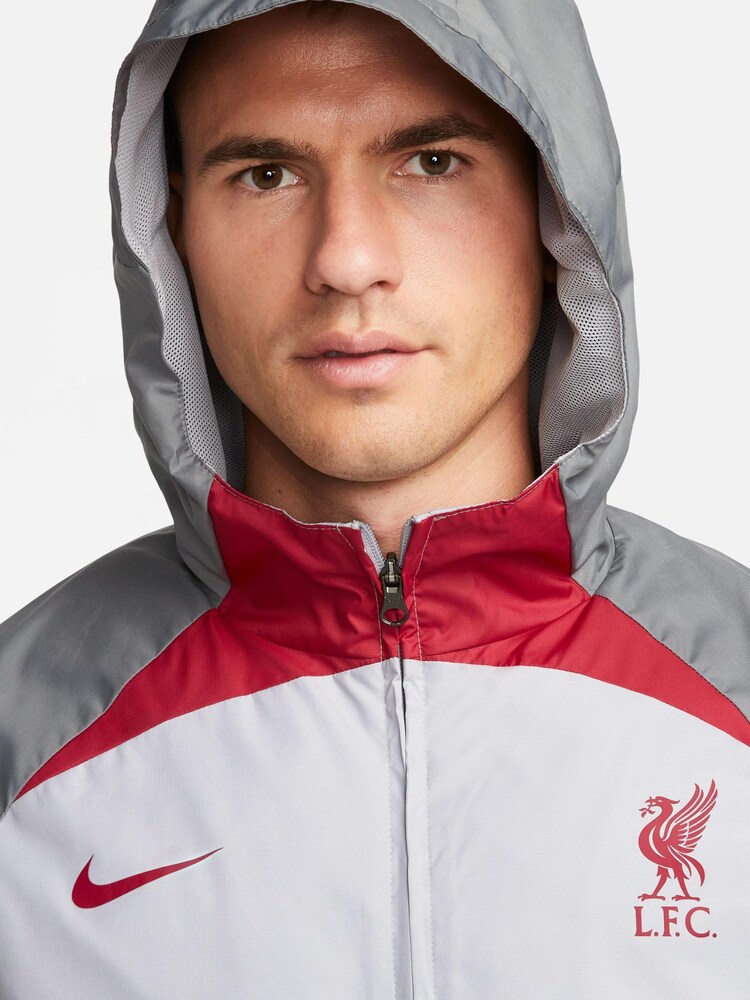 Nike Grey Liverpool FC Full Zip Football Jacket - Image 4 of 7