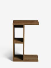 Dark Bronx Oak Effect Side Table - Image 6 of 9