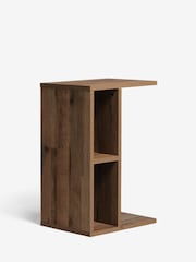 Dark Bronx Oak Effect Side Table - Image 7 of 9