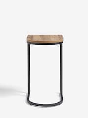 Dark Bronx Oak Effect Laptop Side Table - Image 5 of 7