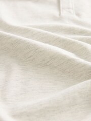 Cream/Blue Supersoft Lightweight Short Pyjama Set - Image 7 of 7