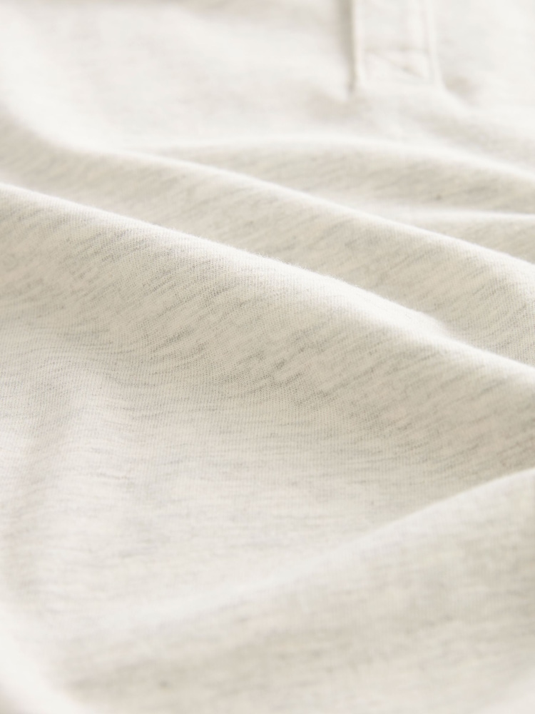 Cream/Blue Supersoft Lightweight Short Pyjama Set - Image 7 of 7