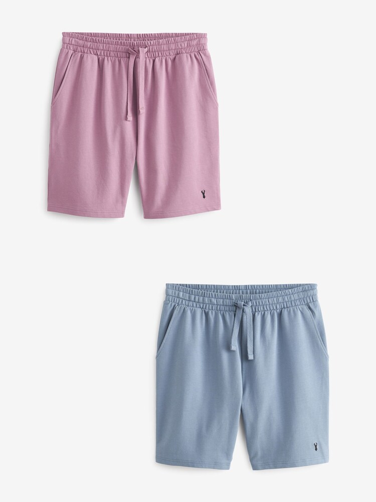 Pink/Grey Lightweight Shorts 2 Pack - Image 12 of 18