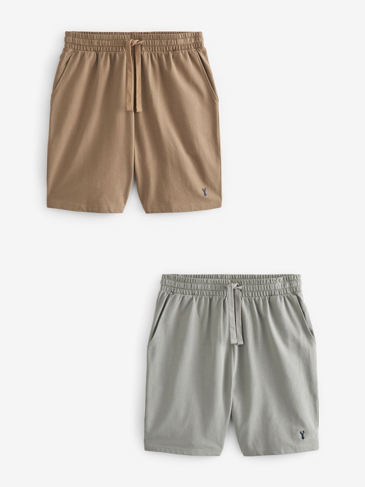 Grey/Tan Lightweight Shorts 2 Pack - Image 7 of 13