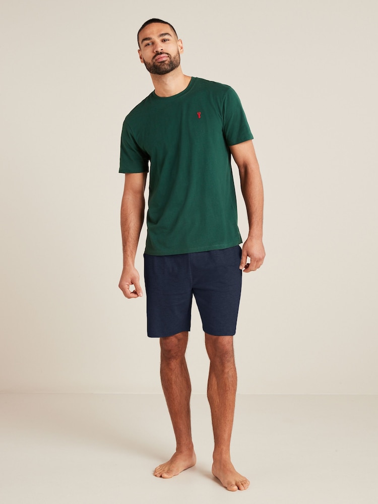 Green/Blue Shorts Pyjamas Set 2 Pack - Image 2 of 8