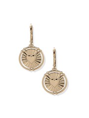 Anne Klein Ladies Gold Tone Lyon Earrings - Image 1 of 2