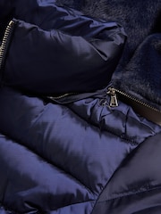 Ted Baker Aliciee Long Black Padded Coat - Image 6 of 6
