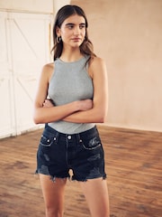 Черный - Levi's® 501® Оригинальные 100% хлопковые шорты - Изображение 1 из 9