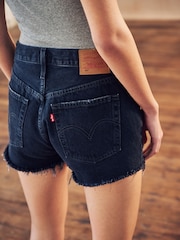 Черный - Levi's® 501® Оригинальные 100% хлопковые шорты - Изображение 5 из 9