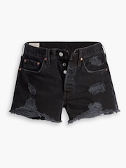 Черный - Levi's® 501® Оригинальные 100% хлопковые шорты - Изображение 6 из 9