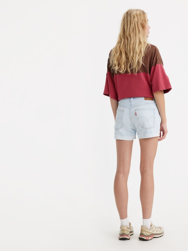 Светлый выбеленный джинс - Levi's® 501® Оригинальные 100% хлопковые шорты - Изображение 2 из 3