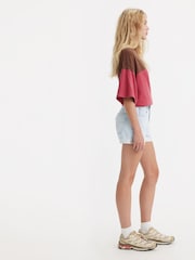 Светлый выбеленный джинс - Levi's® 501® Оригинальные 100% хлопковые шорты - Изображение 3 из 3