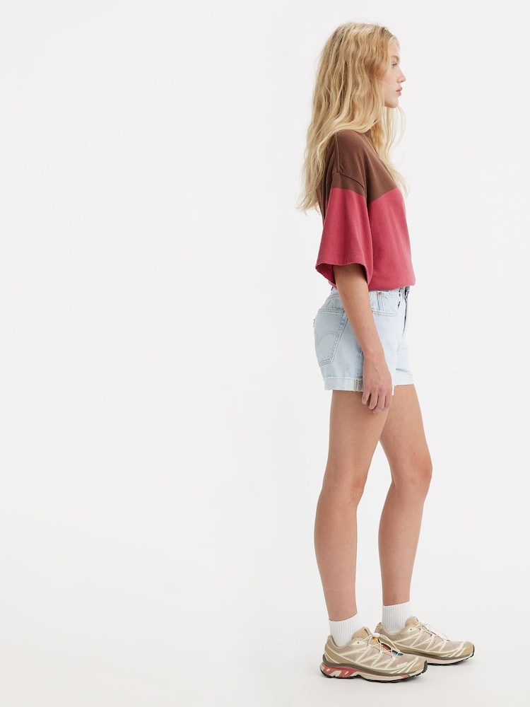Светлый выбеленный джинс - Levi's® 501® Оригинальные 100% хлопковые шорты - Изображение 3 из 3