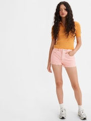 Levi's® Pink 501® Original Shorts - Image 4 of 7