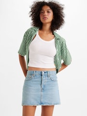Levi's® Blue 100% Cotton Icon Skirt - Image 1 of 6