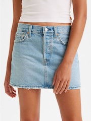 Levi's® Blue 100% Cotton Icon Skirt - Image 5 of 6