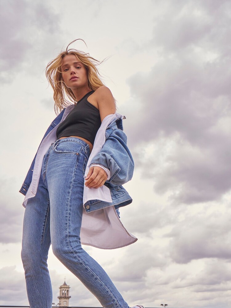 Levi's® Head Above Water Ex Boyfriend Trucker Denim Jacket - Image 3 of 5