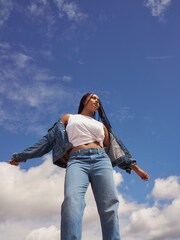 Levi's® Head Above Water Ex Boyfriend Trucker Denim Jacket - Image 4 of 5