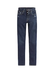 Levi's® Salsa T3 Authentic Navy Blue Denim 501® Youth Skinny Jeans - Image 4 of 4