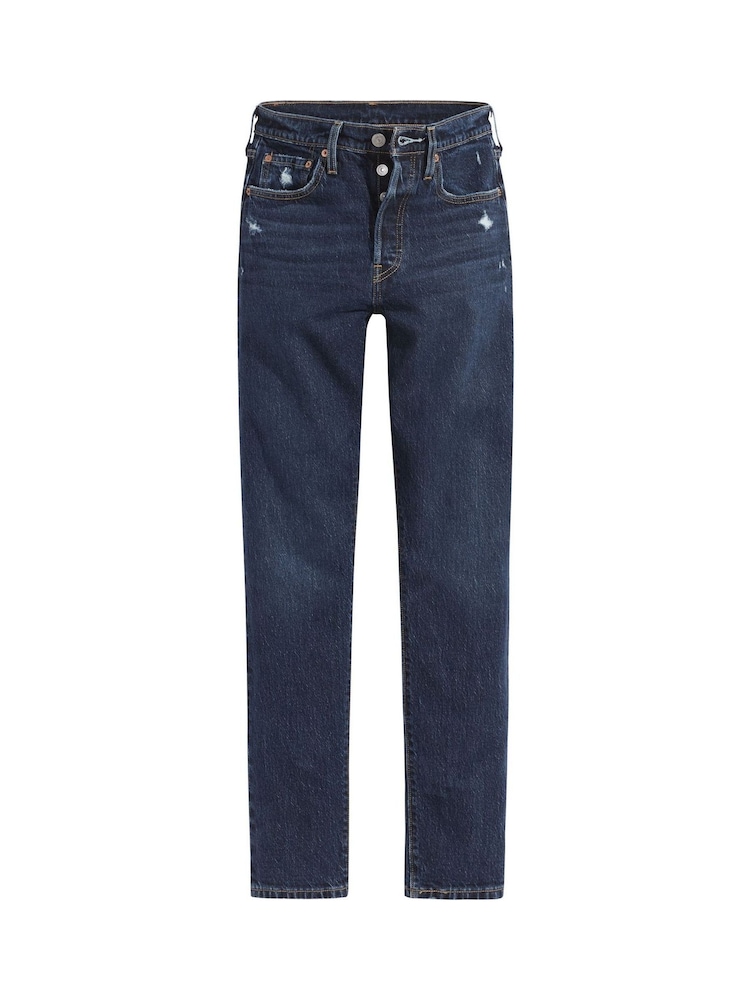 Levi's® Salsa T3 Authentic Navy Blue Denim 501® Youth Skinny Jeans - Image 4 of 4