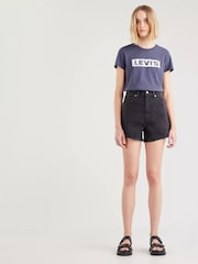 Levi's® Wonderful 100% Cotton High Waisted Mom Shorts - Image 6 of 8