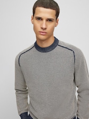 BOSS Blue Akopak Jumper - Image 4 of 5