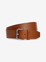 BOSS Brown Leather Belt - Image 1 of 6