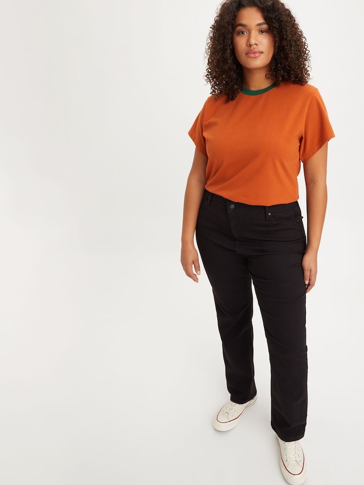 Levi's® NIGHT IS BLACK 721™ Curve High Rise Skinny Jeans - Image 1 of 4