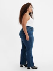 Levi's® Blue Wave Dark Plus 721™ Curve High Rise Skinny Jeans - Image 4 of 5